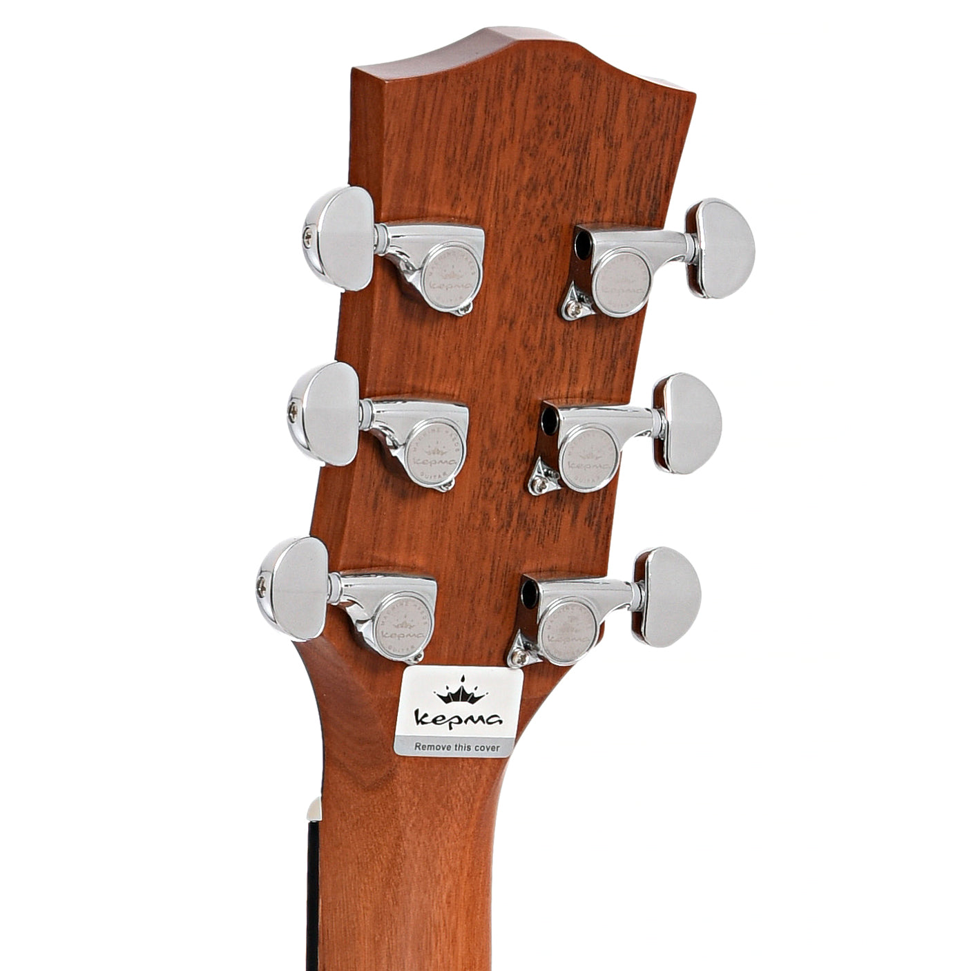 Back headstock of Kepma K3 Series GA3-130A Acoustic-Electric Guitar (recent)