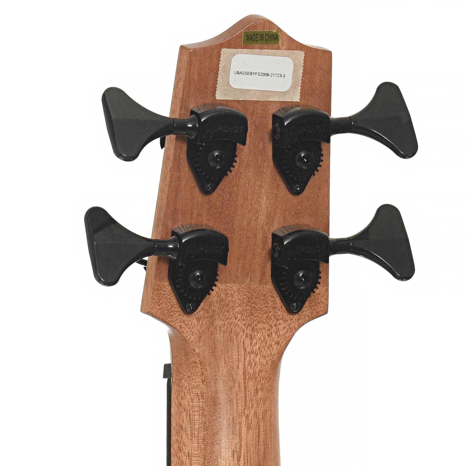 Tuners of Kala U-Bass-EBY-FS 6Q  Striped Ebony Acoustic Bass 