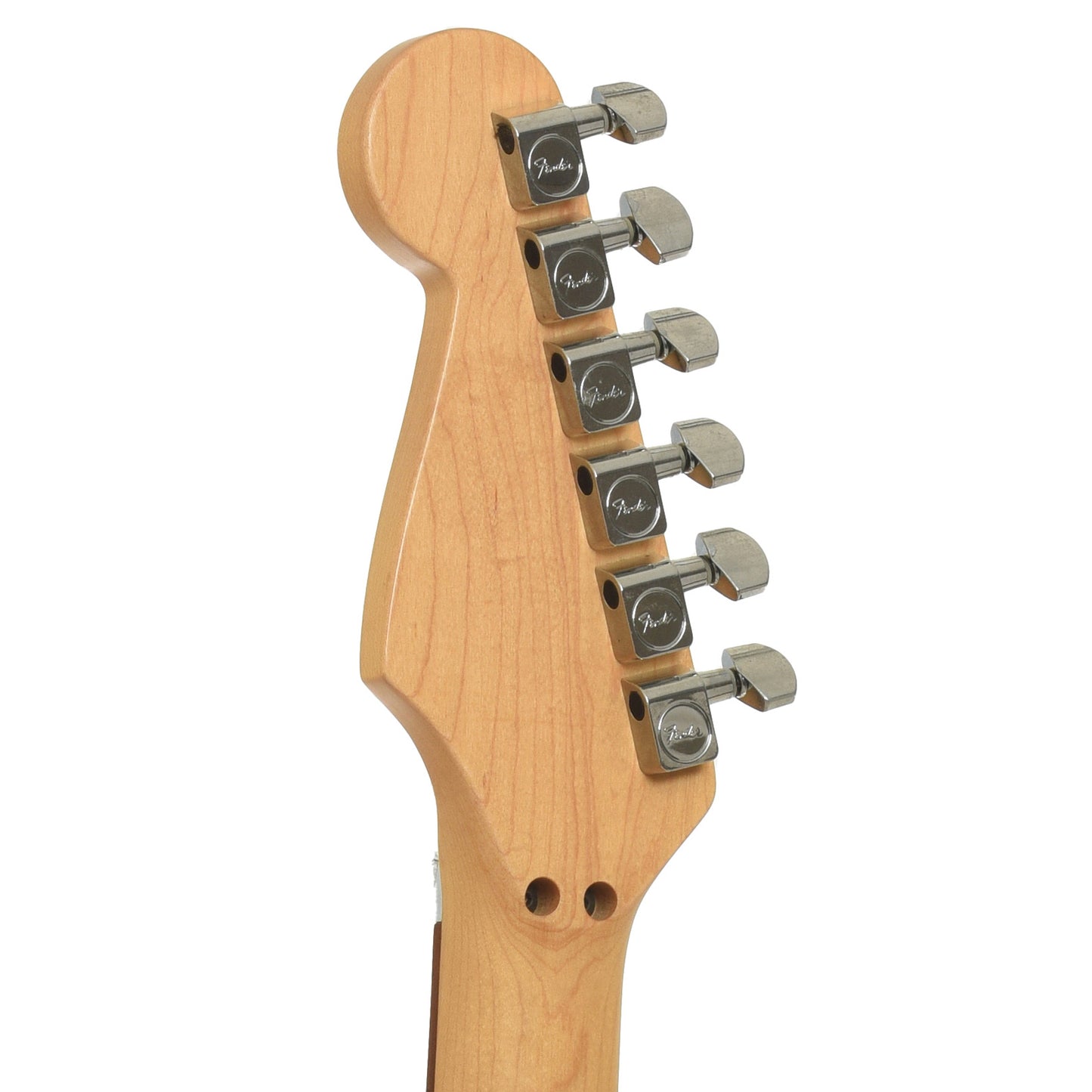 Tuners of Fender Standard HSS Stratocaster with Floyd Rose Electric Guitar
