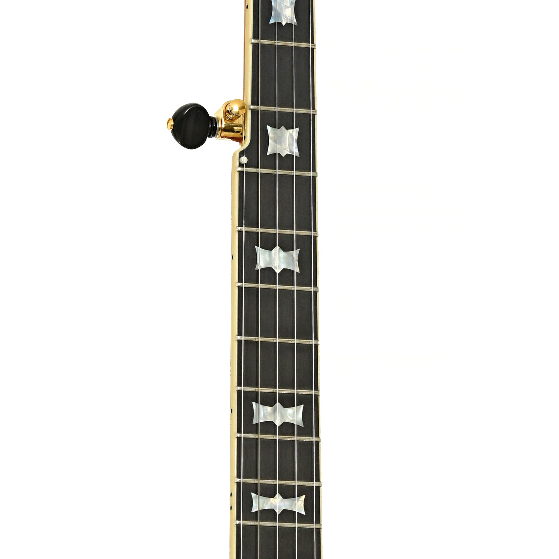 Fretboard of Gold Tone OB-2 Joe Mullins Bowtie Banjo