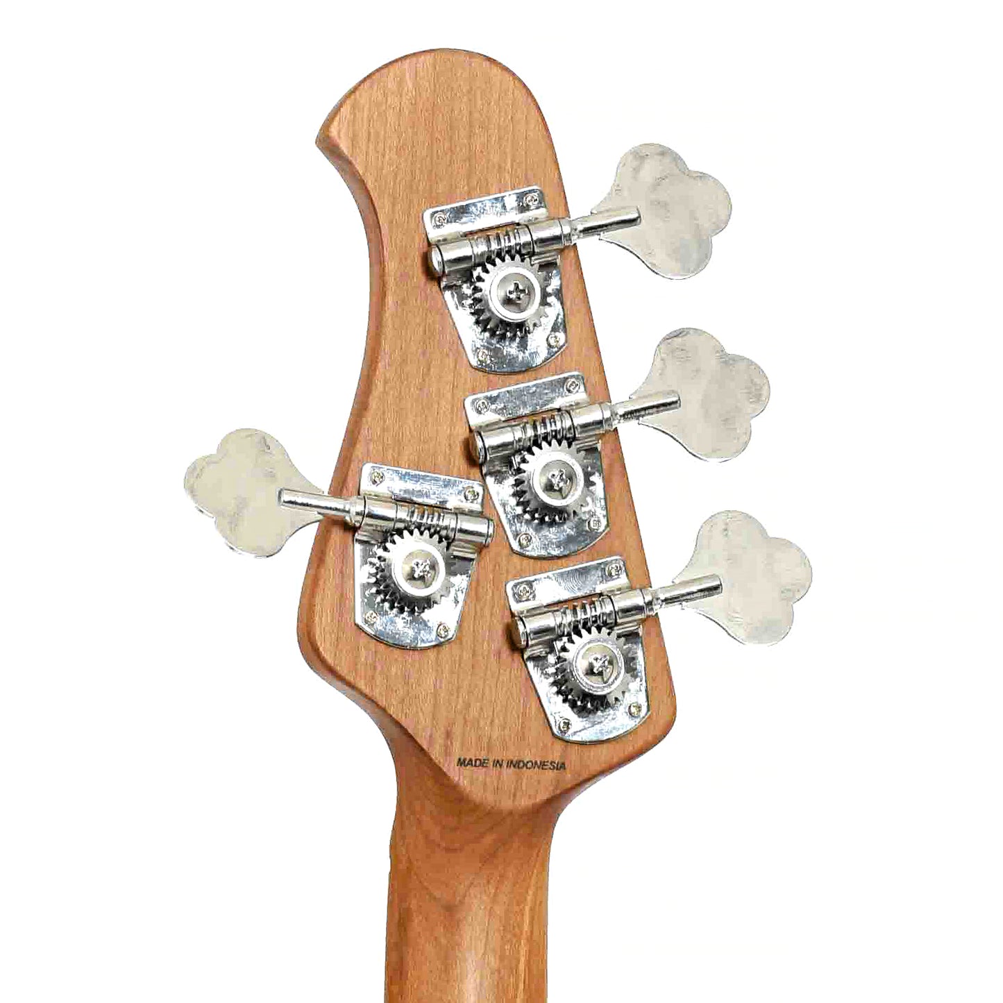 Tuners of Sterling by Music Man StingRay34 Flamed Maple 4-String Bass, Neptune Blue (2022)