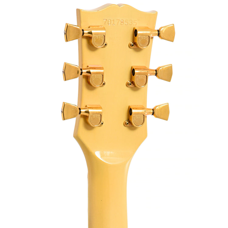 Back headstock of 1979 Gibson Les Paul Custom