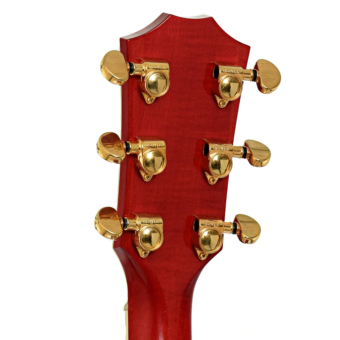 Tuners of Taylor 610 Transparent Red Acoustic Guitar 