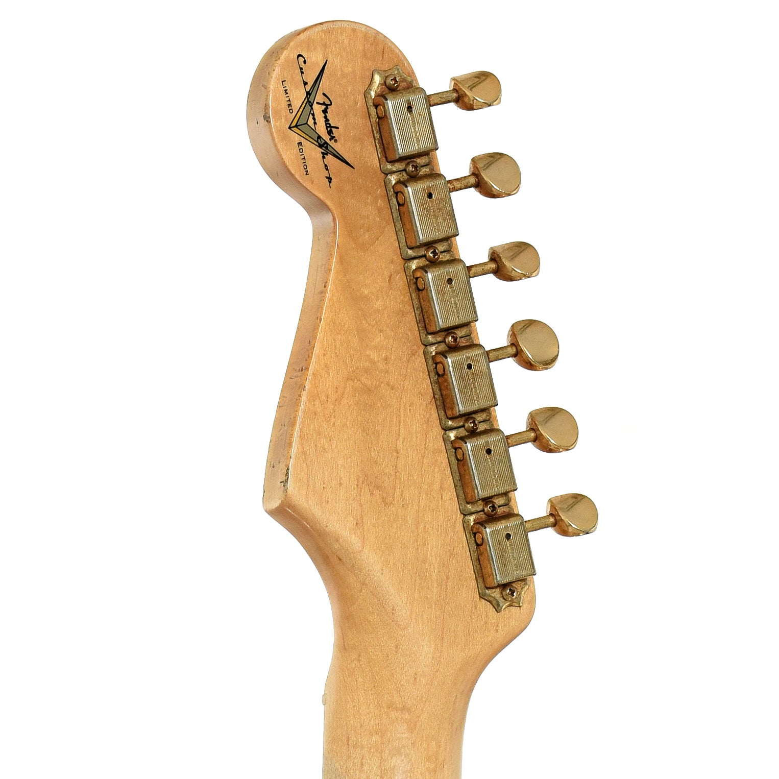 Tuners of Fender Custom Shop LTD 1955 Bone Tone Relic Stratocaster 
