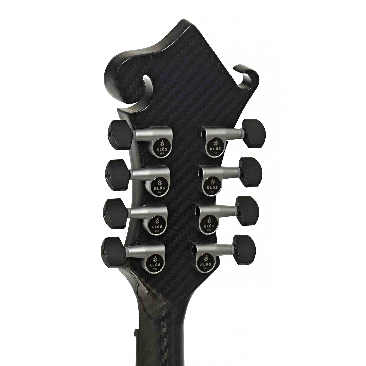 Tuners of KLOS Carbon Fiber F-Style Mandolin with Active EQ