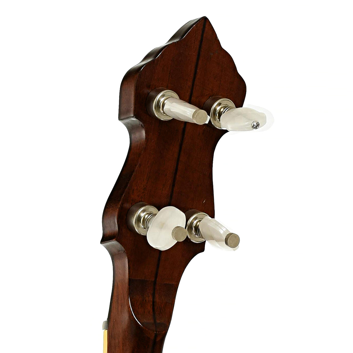 Tuners of Alvarez Silver Princess Open Back Banjo 
