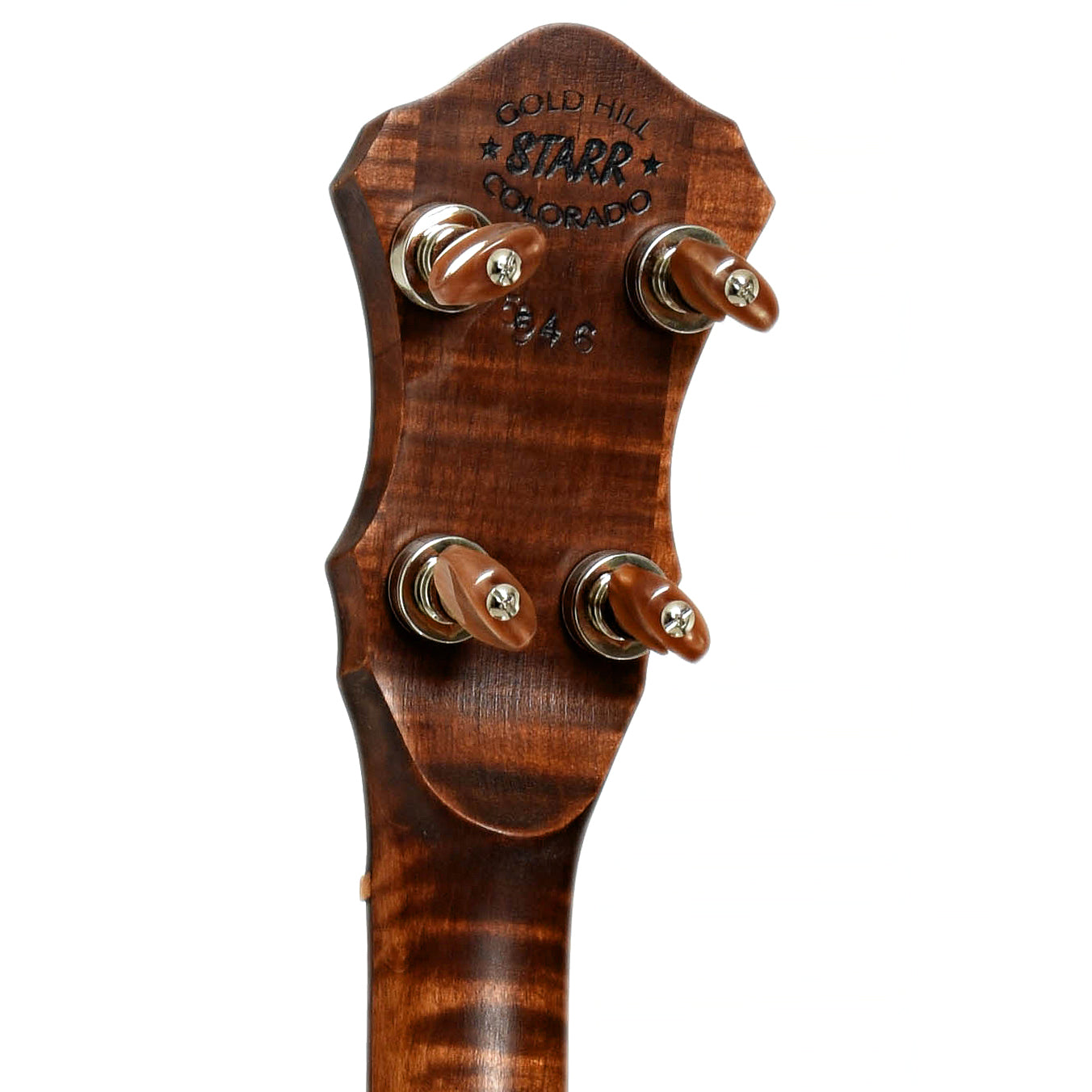 Tuners of Starr Banjos 13" Curly Maple Openback Banjo