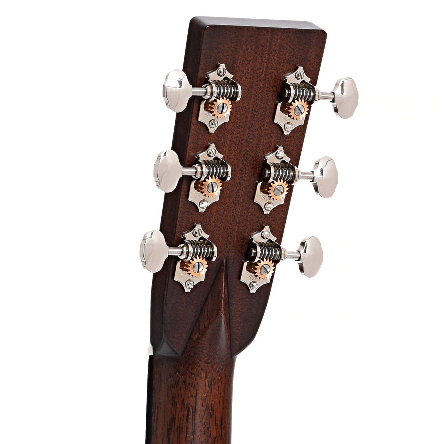 Back headstock of Bourgeois Limited Edition Brazilian Rosewood 000LE Acoustic Guitar