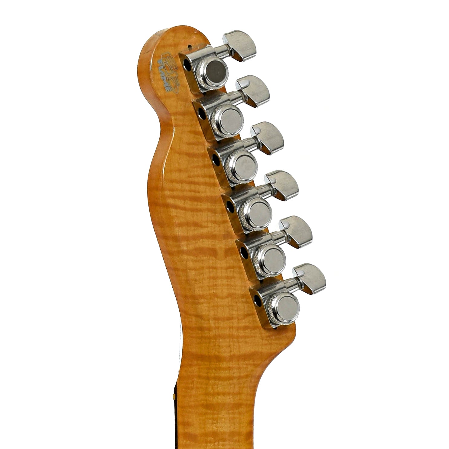 Tuners of Fender Telecaster Deluxe Fotoflame Electric Guitar