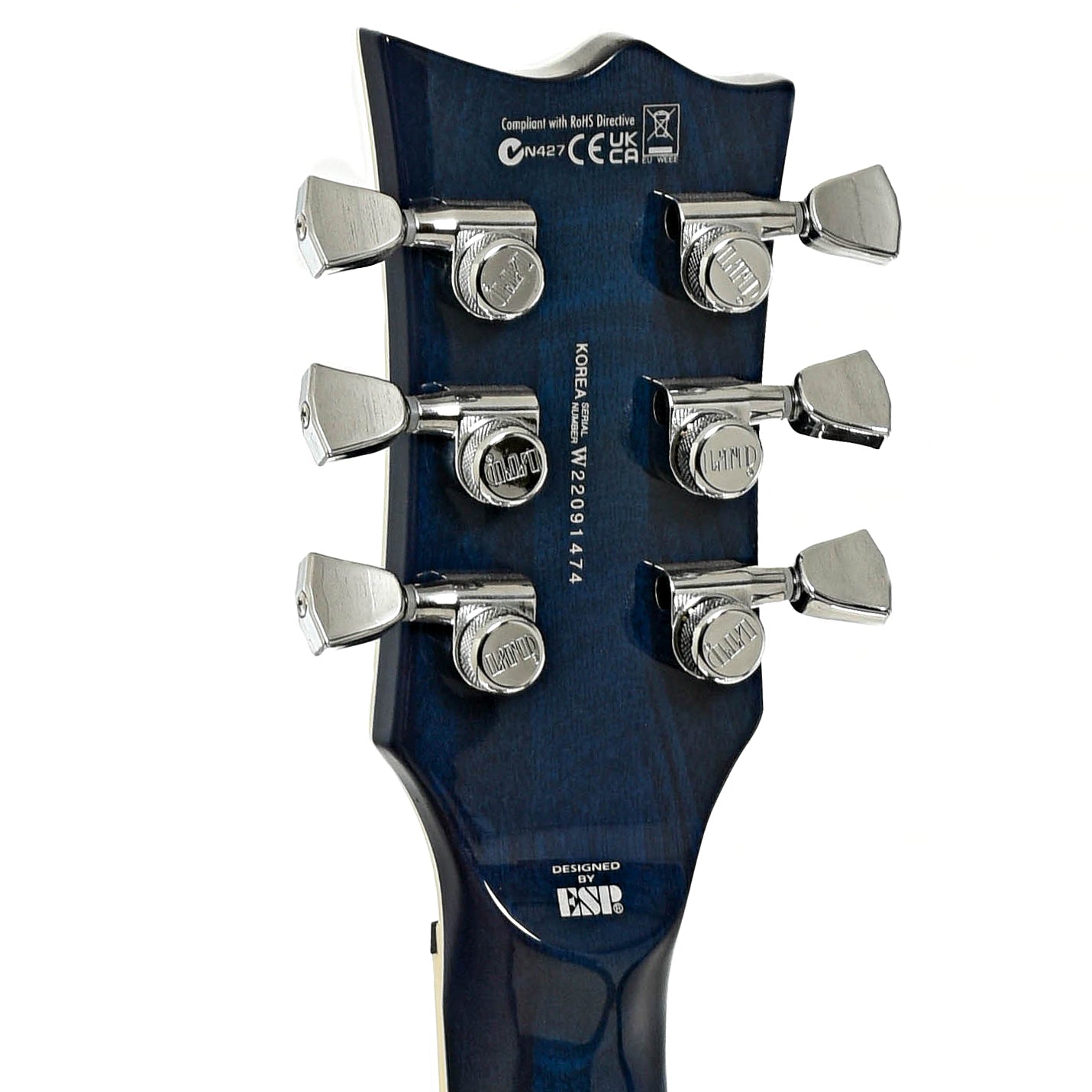 Tuners of ESP LTD EC-1000T CTM Electric Guitar, Violet Shadow