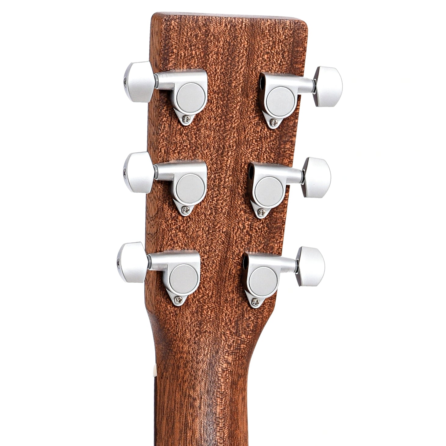 Back headstock of Martin 0-X2E Cocobolo Acoustic Guitar
