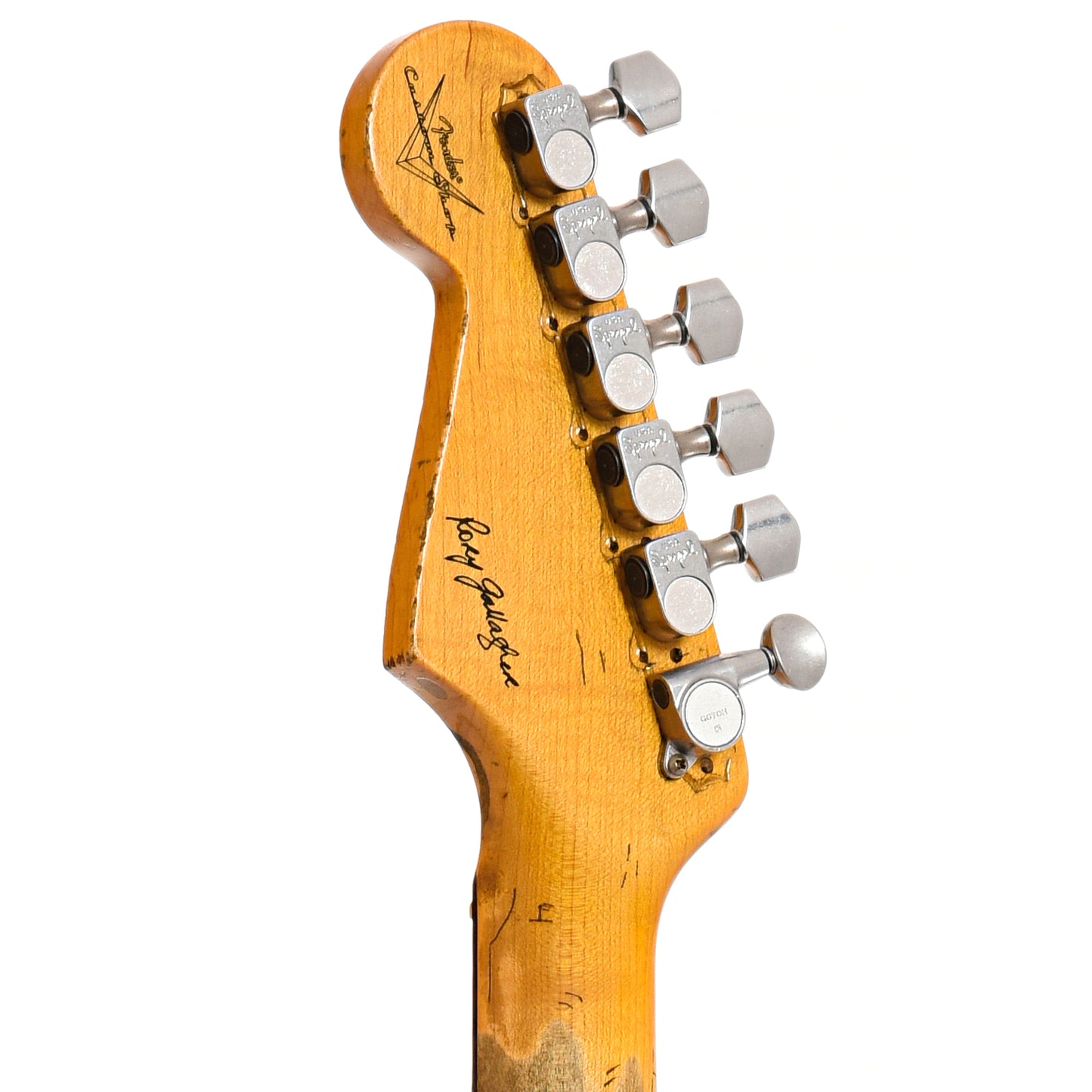 Back headstock of Fender Rory Gallagher