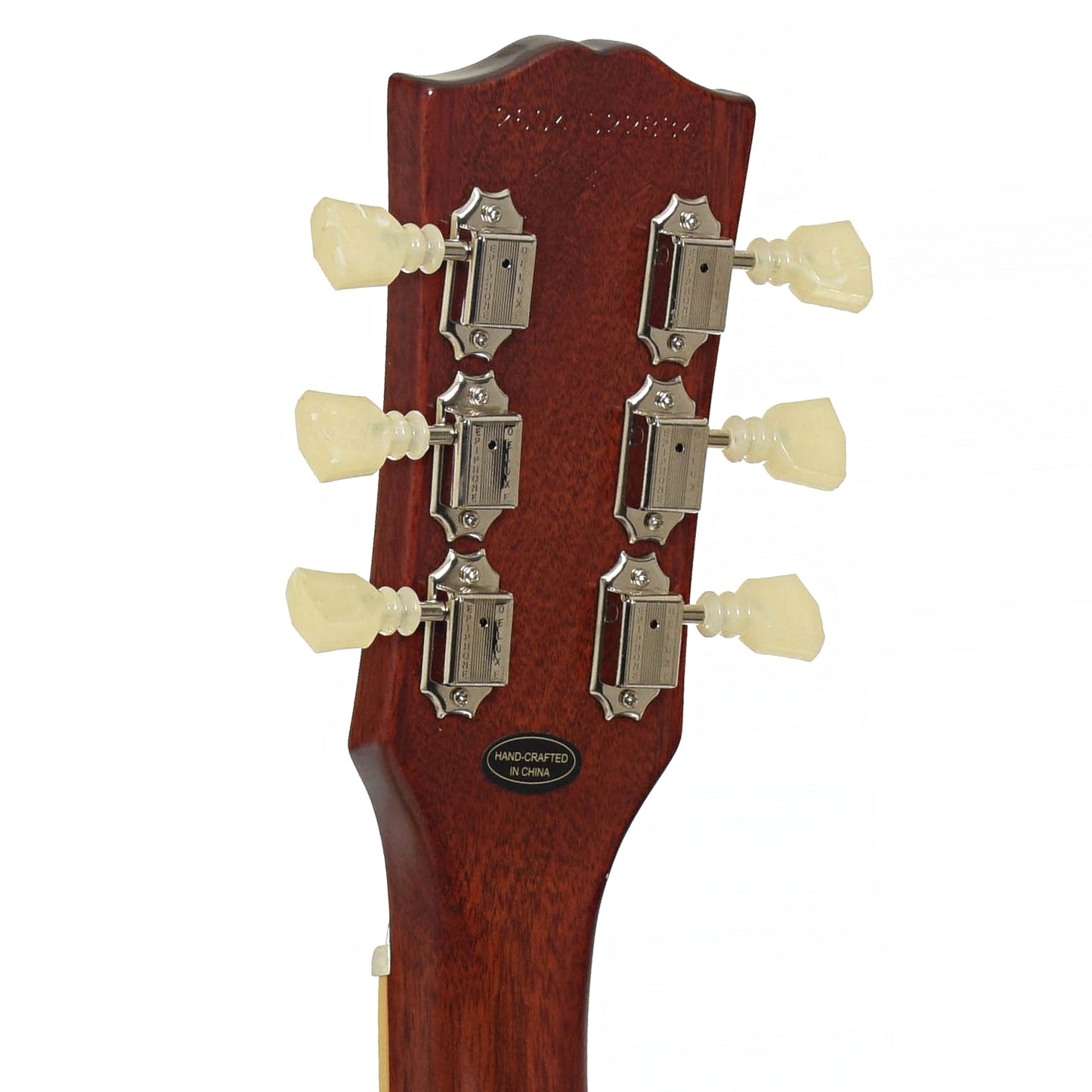 Tuners of Epiphone 1960 Les Paul Standard Reissue Electric Guitar & Case, Iced Tea Burst