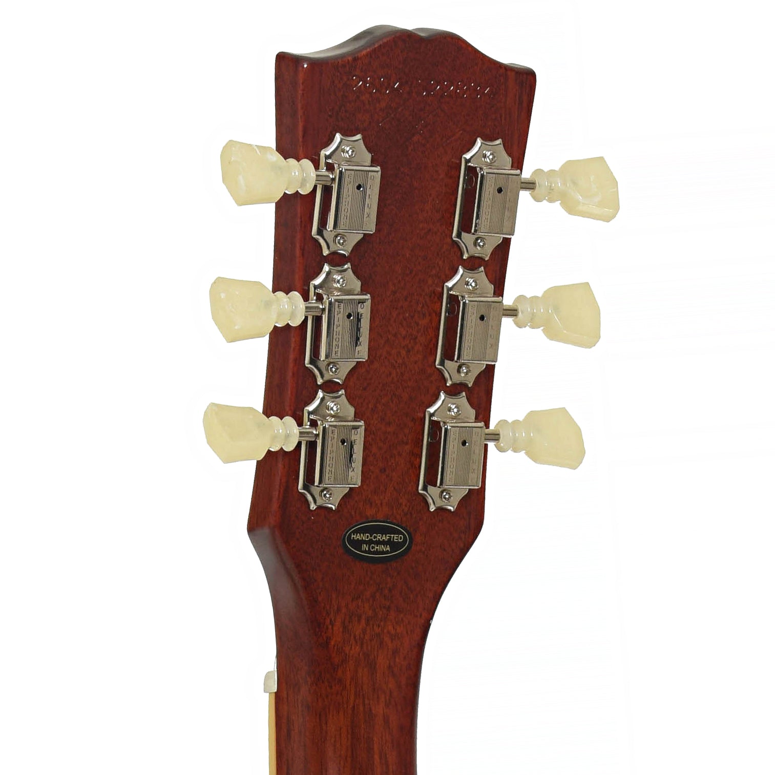 Tuners of Epiphone 1960 Les Paul Standard Reissue Electric Guitar & Case, Iced Tea Burst