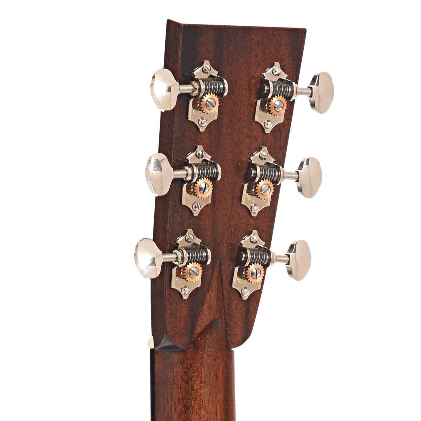 Back headstock of Collings OM2H Cutaway Acoustic Guitar