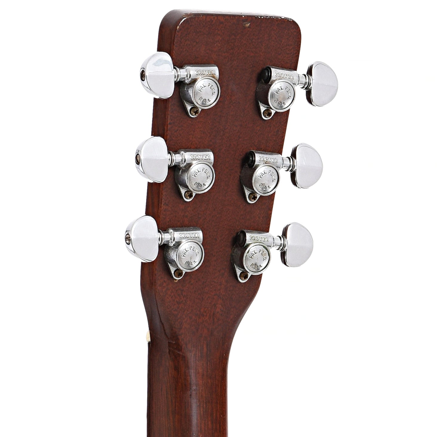 Back headstock of Martin D-21 Acoustic Guitar (1968)