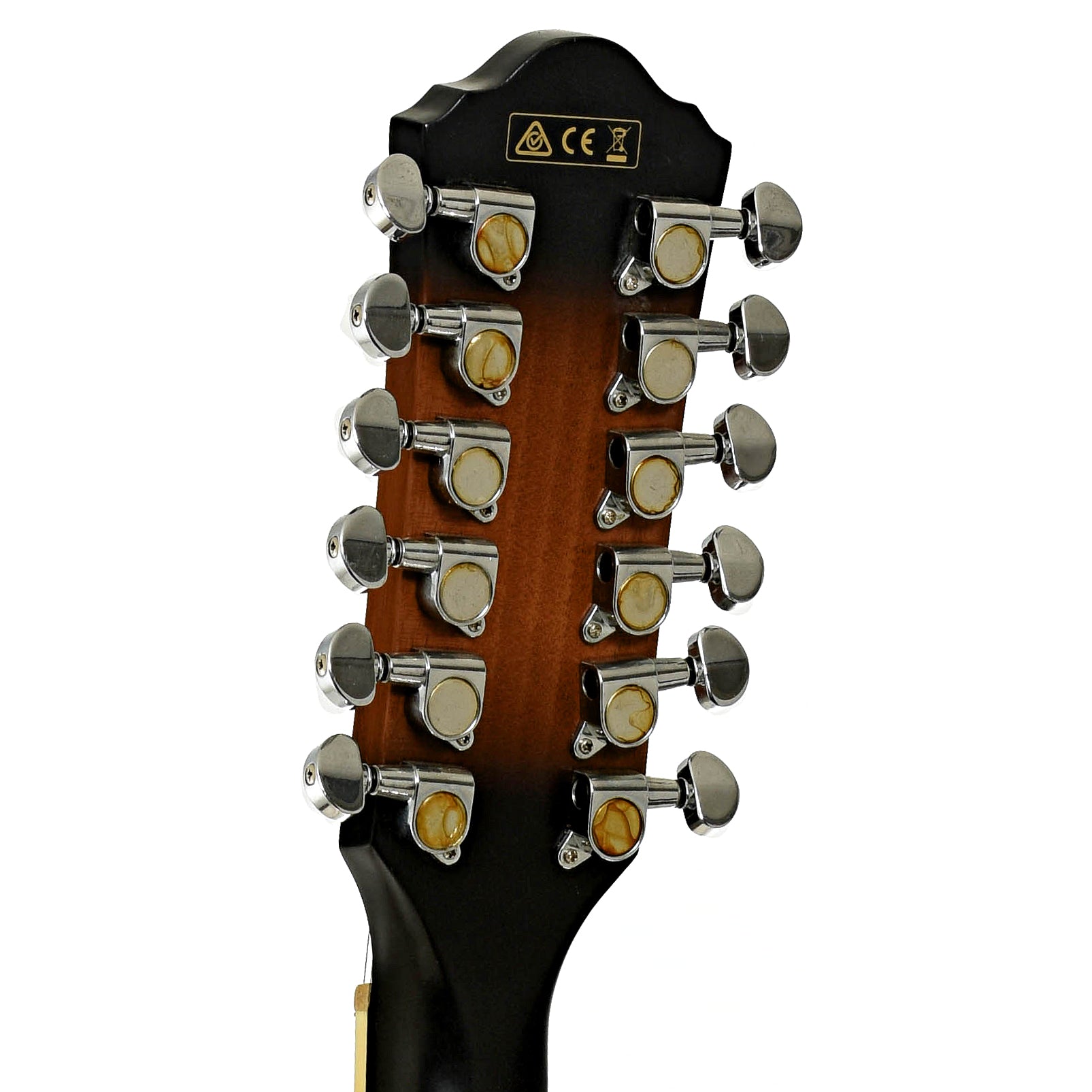 Tuners of Ibanez AEG1812 II 12-String Acoustic-Electric Guitar