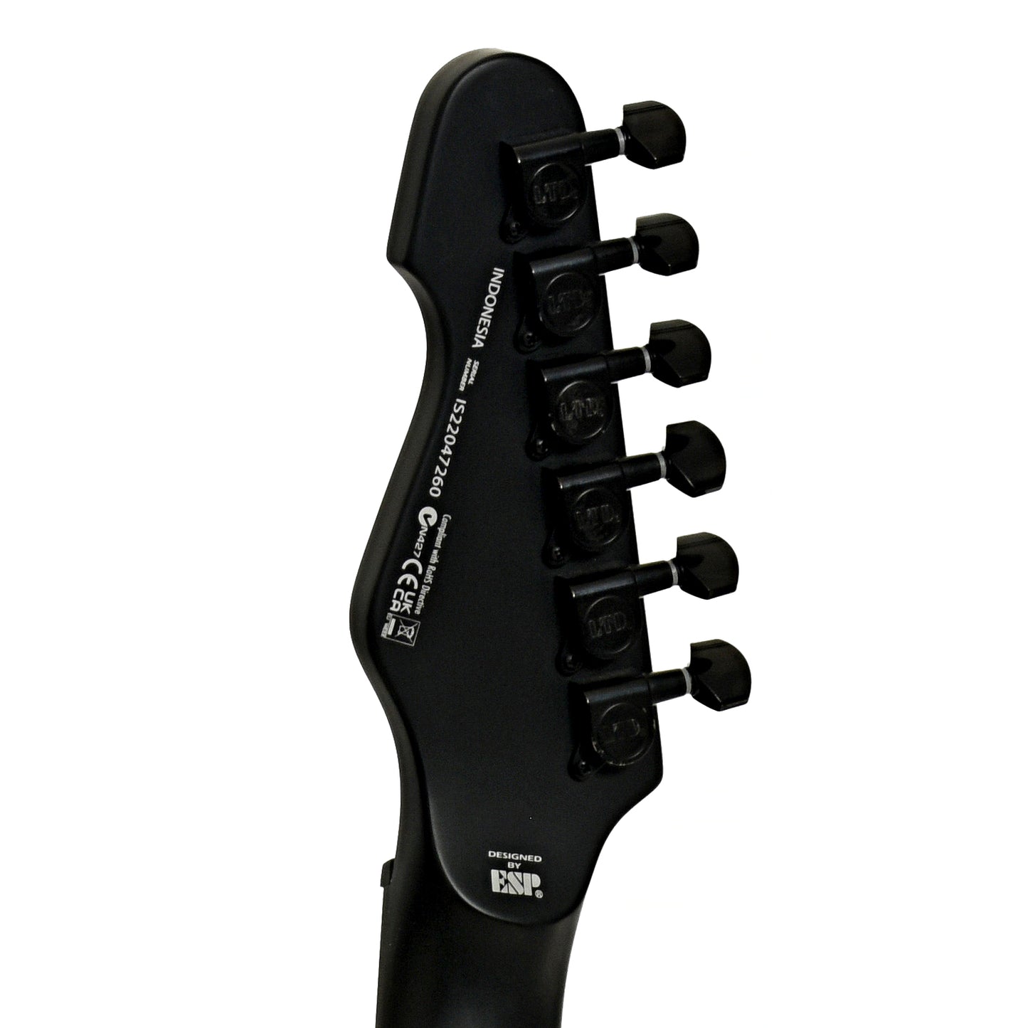 Tuners of ESP LTD TE-201 Electric Guitar, Black Satin