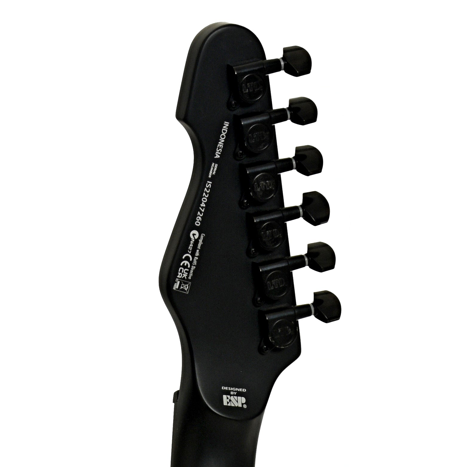 Tuners of ESP LTD TE-201 Electric Guitar, Black Satin