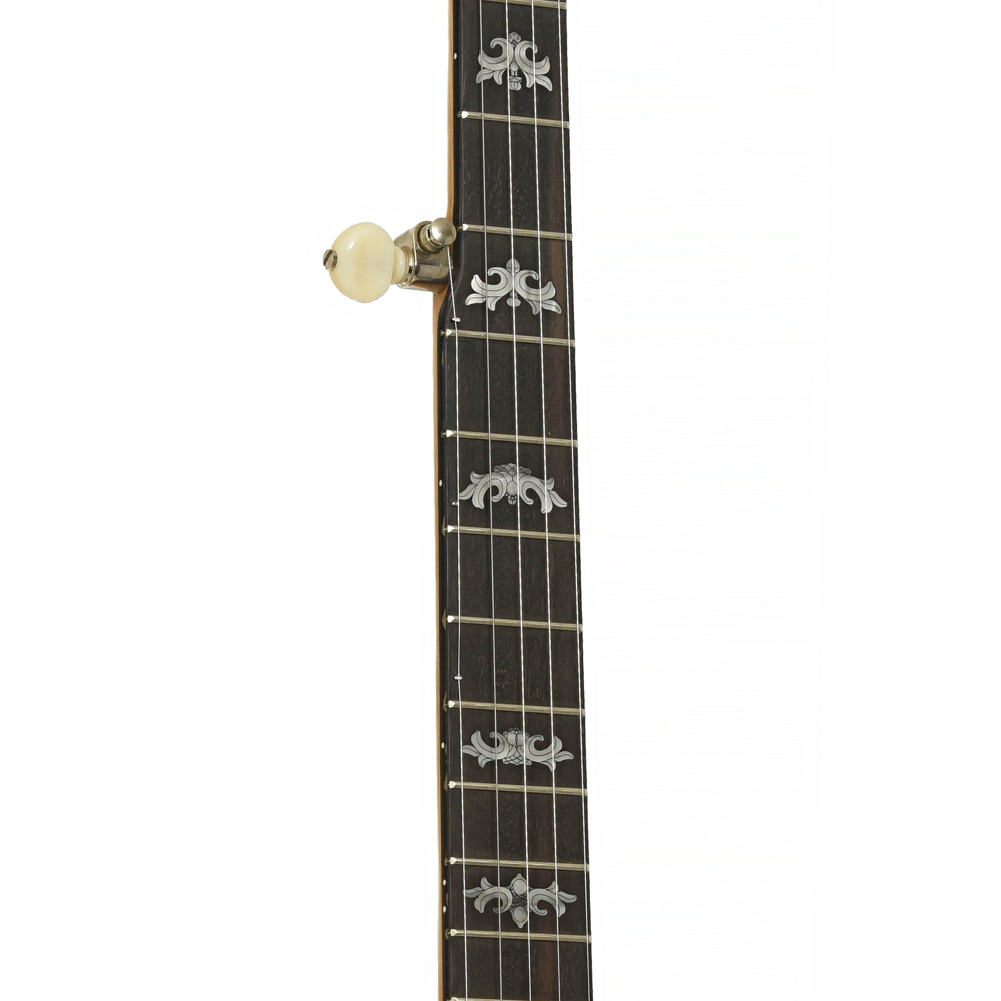 Fretboard of Deering 40th Anniversary White Oak Resonator Banjo 
