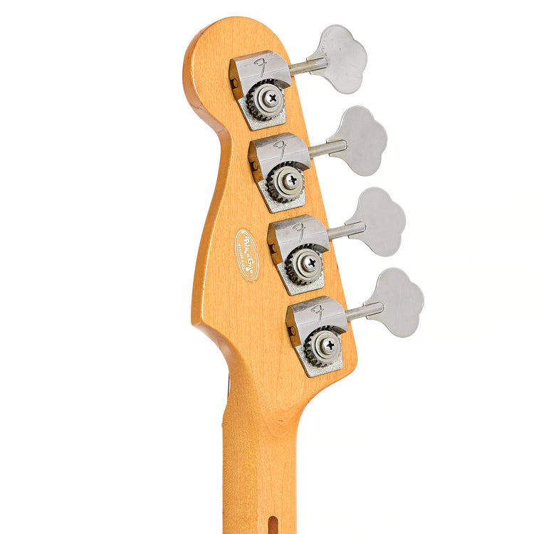 Back headstock of Fender Standard Precision
