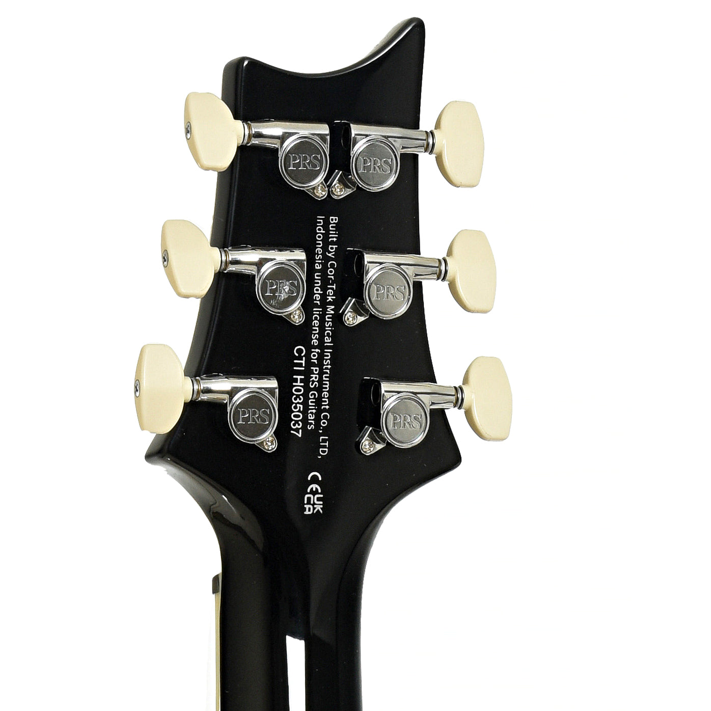 Tuners of PRS SE Custom 24 Quilt Electric Guitar, Teal Black