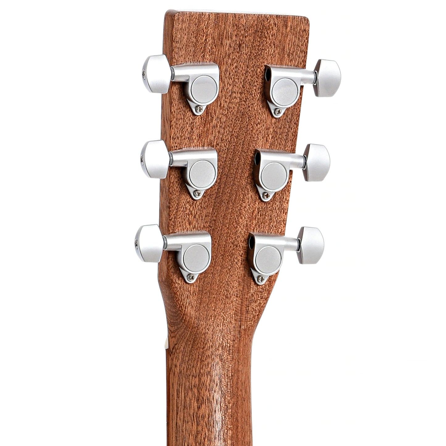 Back headstock of Martin D-X2E Ziricote Burst Acoustic Guitar 