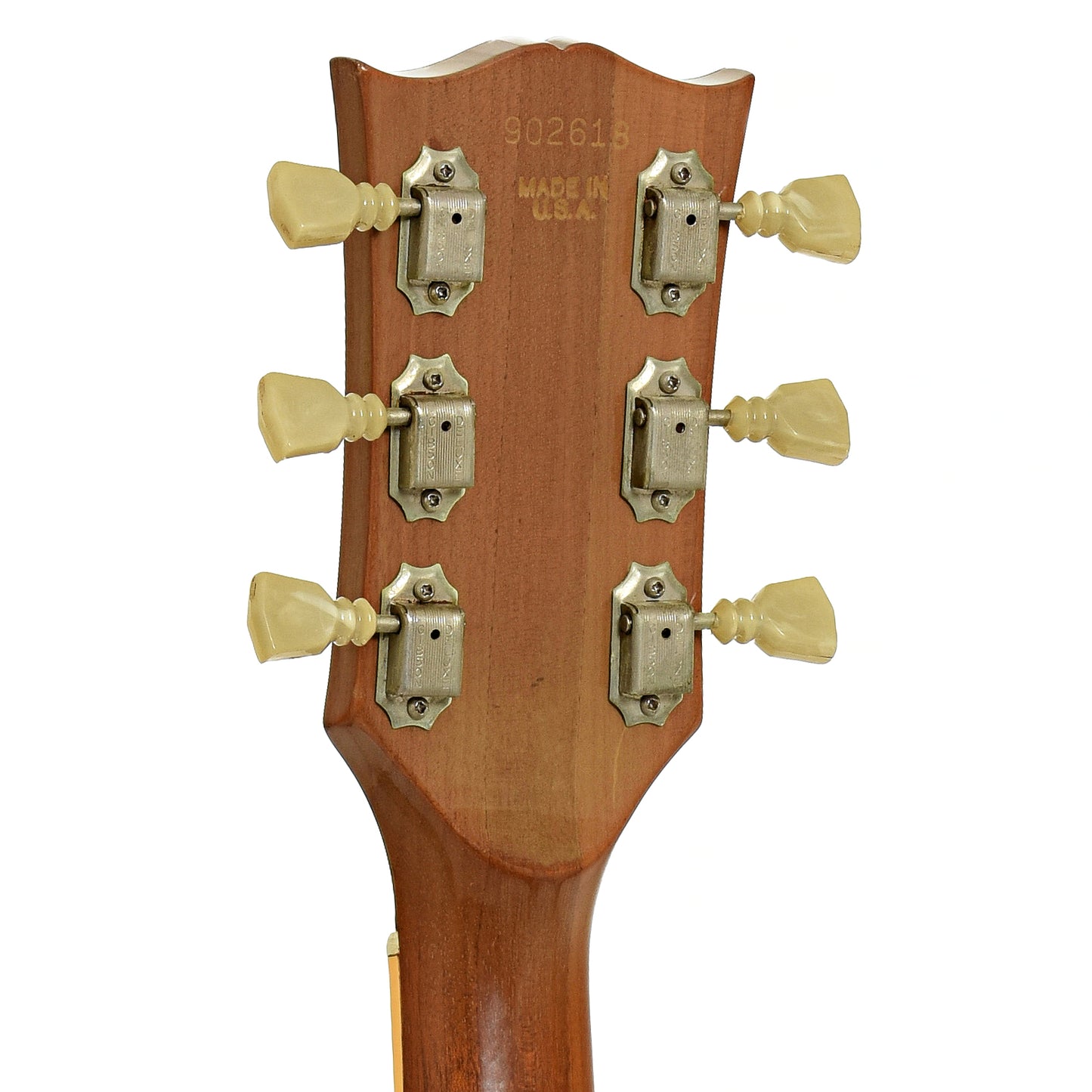 Tuners of Gibson Les Paul Deluxe Electric Guitar