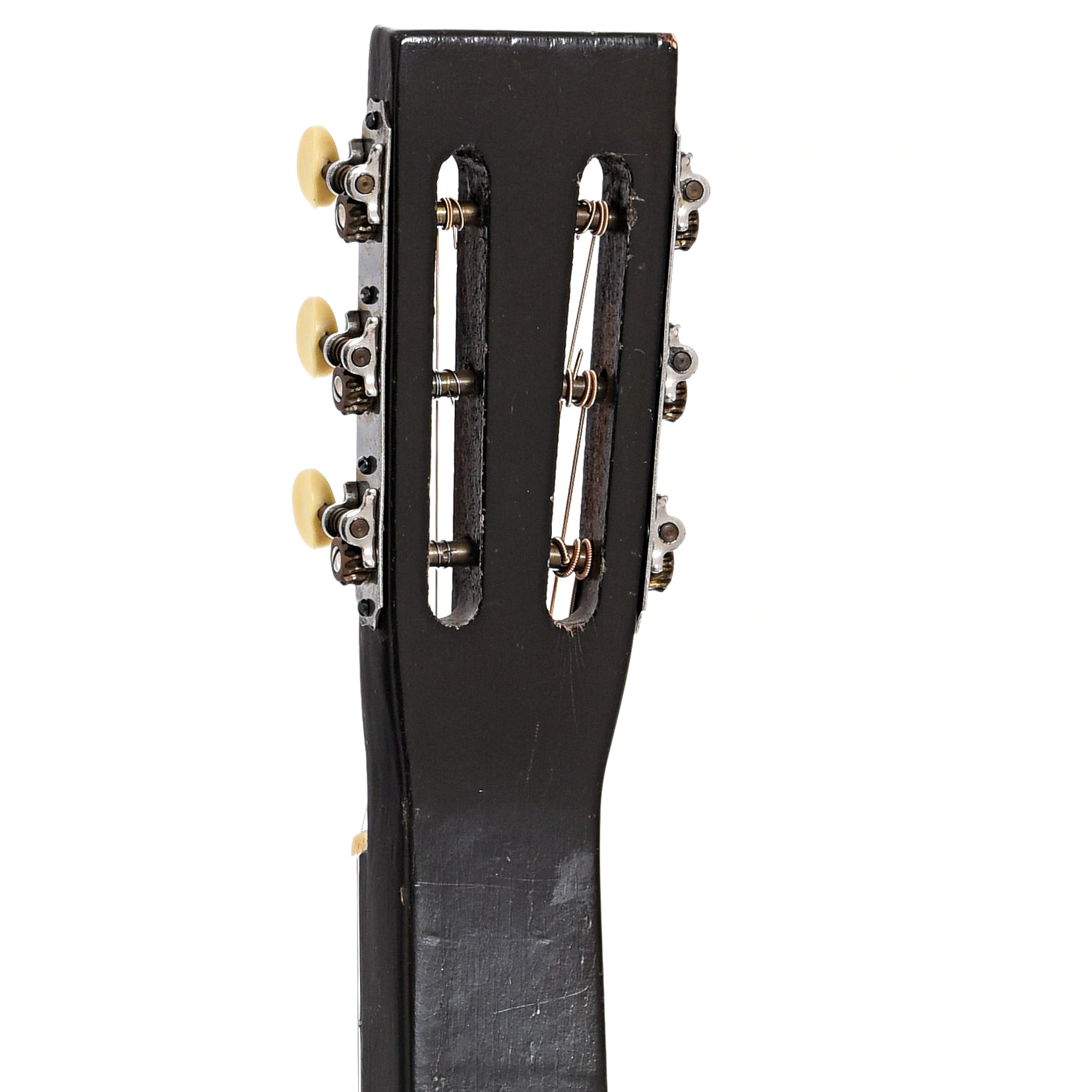 Back headstock of Dobro Model 25 Squareneck Resonator Guitar (1930s)
