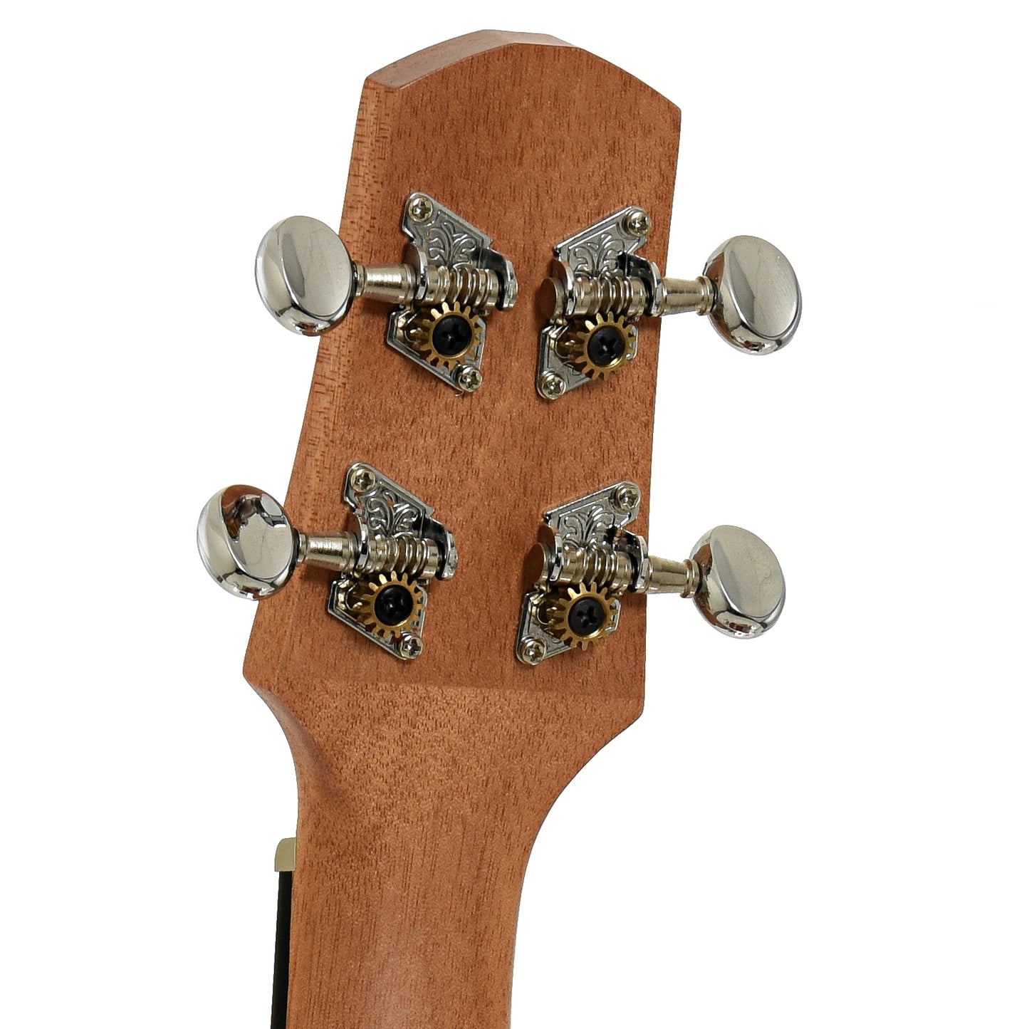 Tuners of Ibanez Concert Ukulele with Bag, Open Pore Natural