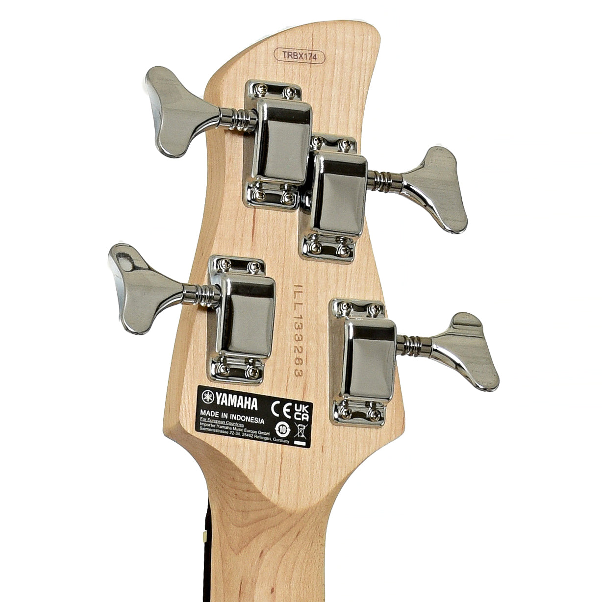 Tuners of Yamaha TRBX174 Electric Bass Guitar, Black