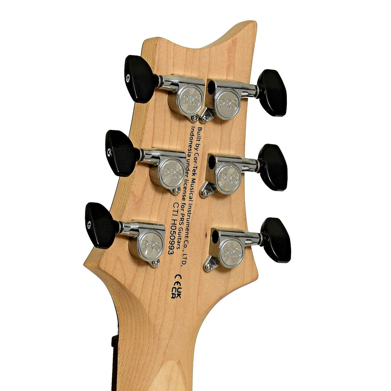 Tuners of PRS SE CE 24 Standard Satin Stoptail Charcoal Electric Guitar