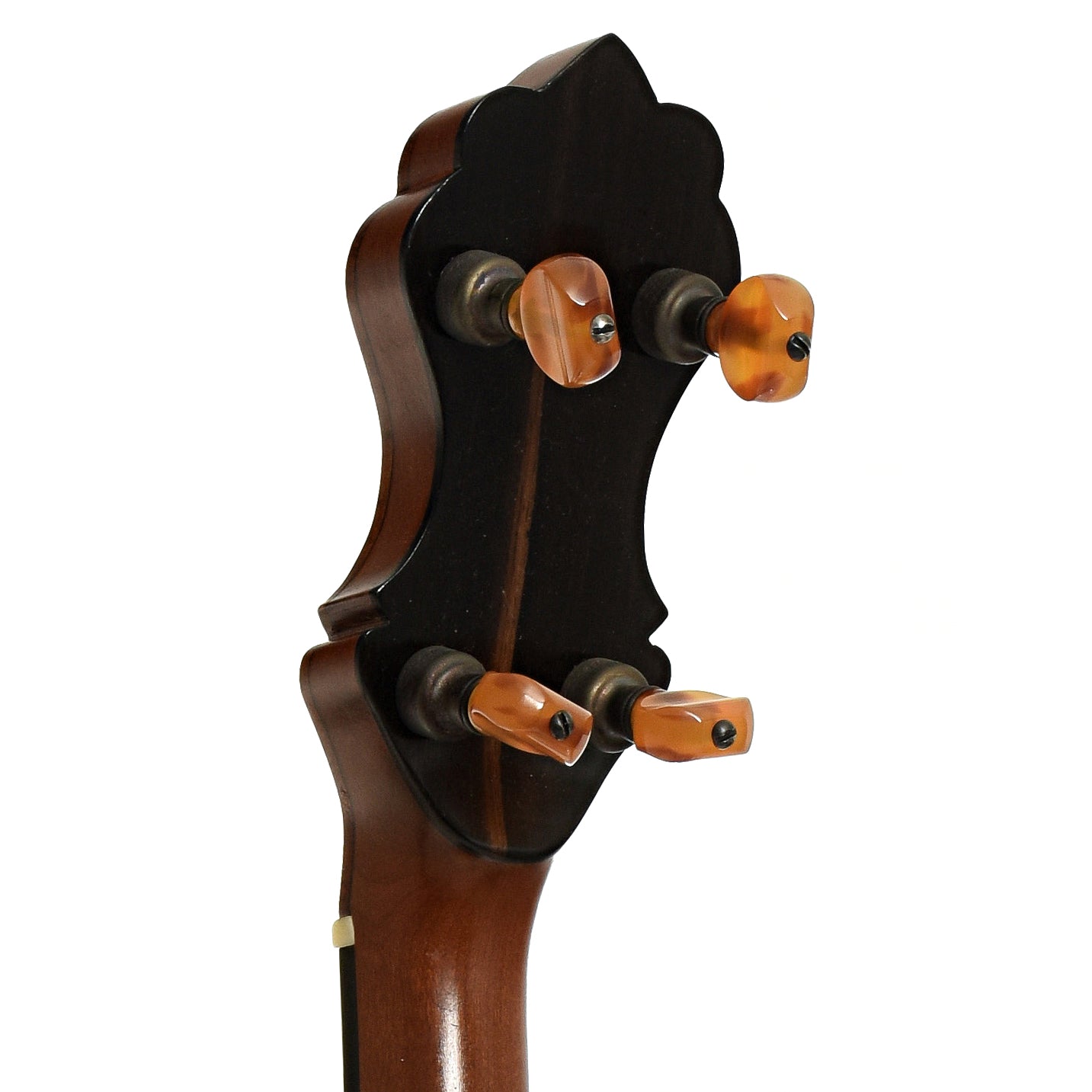Tuners of Arcand Black Cherry Open Back Banjo