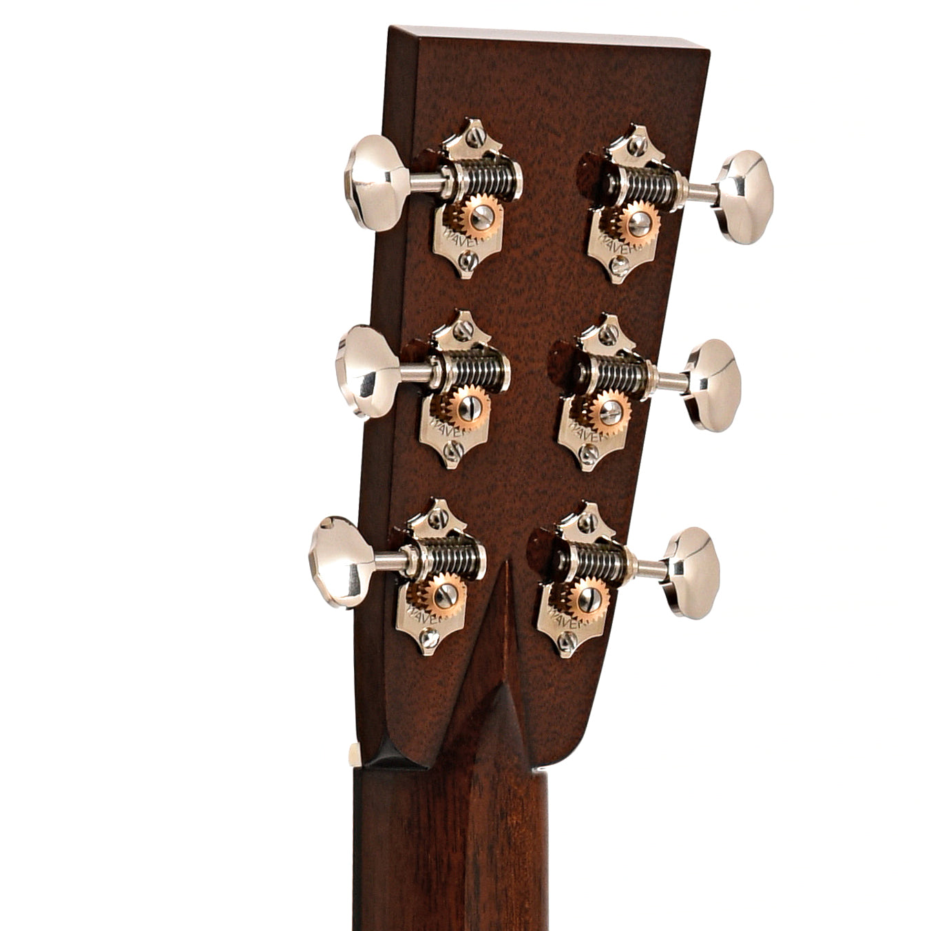 Back headstock of Collings D2HA Guitar & Case, Adirondack Top, 1-3/4" Nut