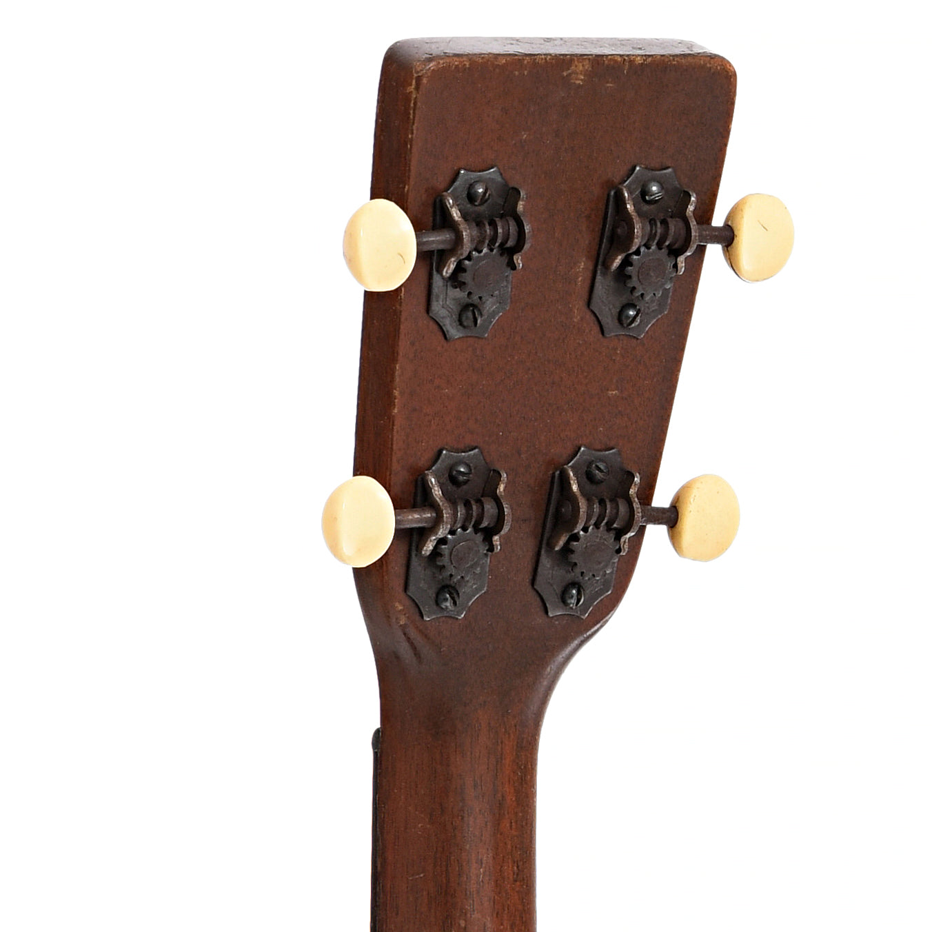 Back headstock of Martin 0-18T Tenor Guitar (1943)