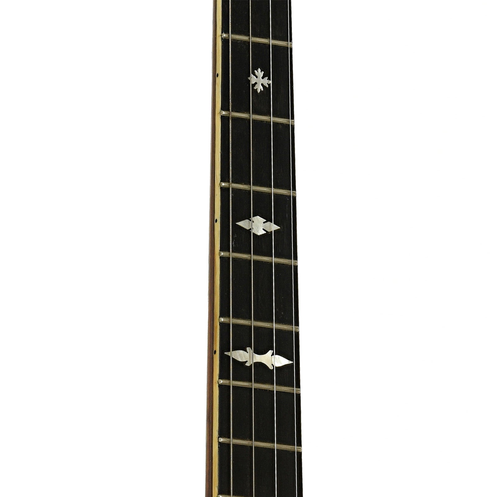 Fretboard of Bacon & Day Silver Bell No.1 Tenor Banjo 