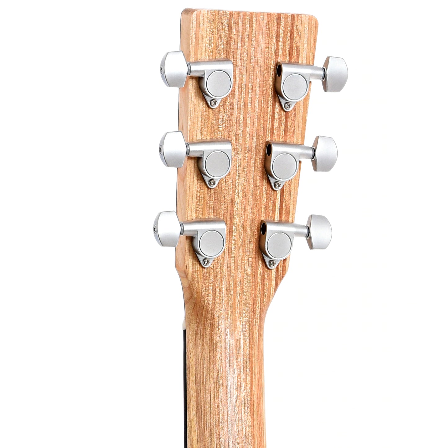 Back headstock of Martin D-X1E Koa Acoustic Guitar 