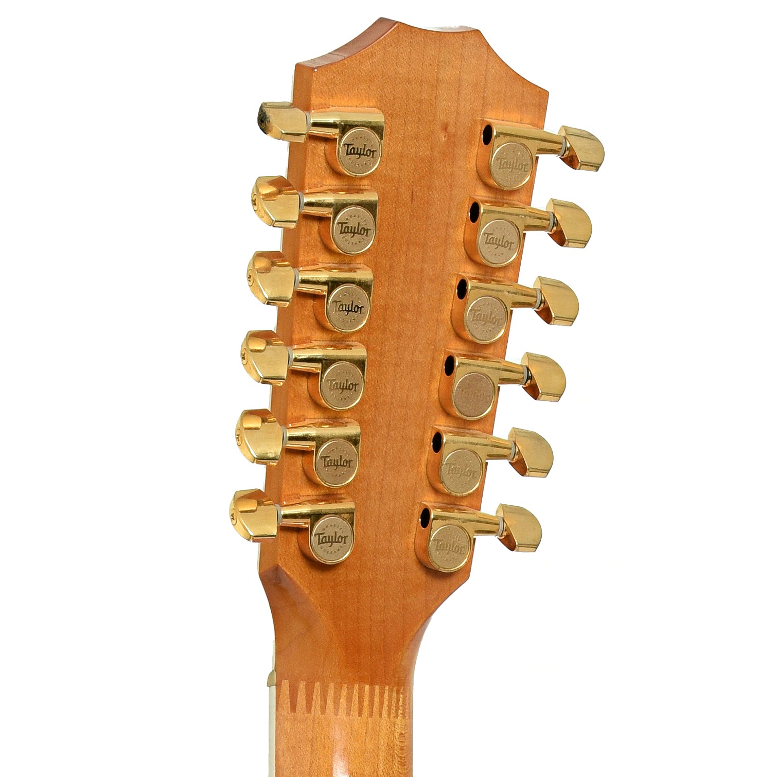 Tuners of Taylor 655-CE 12-String Acoustic-Electric Guitar