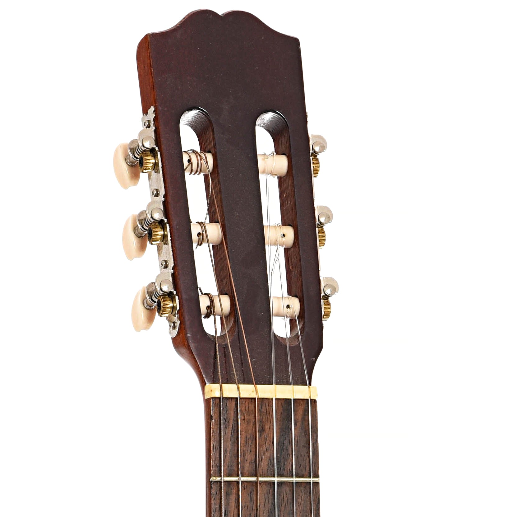 Front headstock of Alhambra Flamenco Acoustic Guitar (1976)