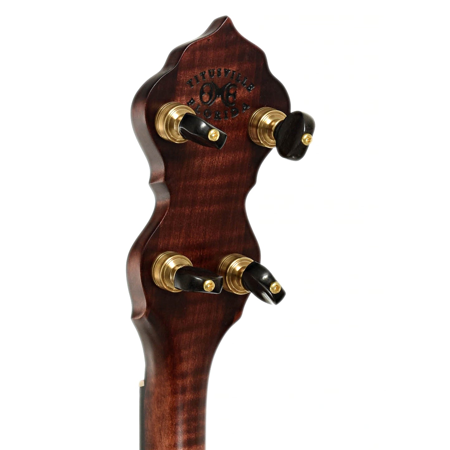 Tuners of Ome Wicklow 12" Maple Tenor Open Back Banjo