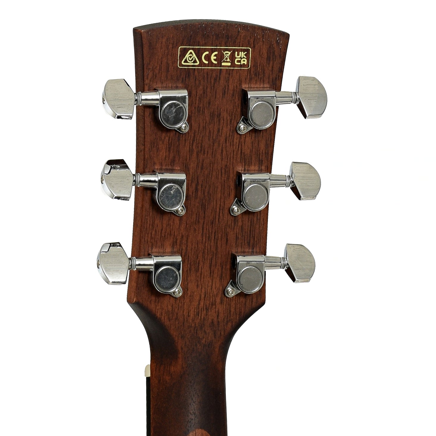 Tuners of Ibanez AJ54E Artwood Jumbo Acoustic-Electric Guitar, Open Pore Natural