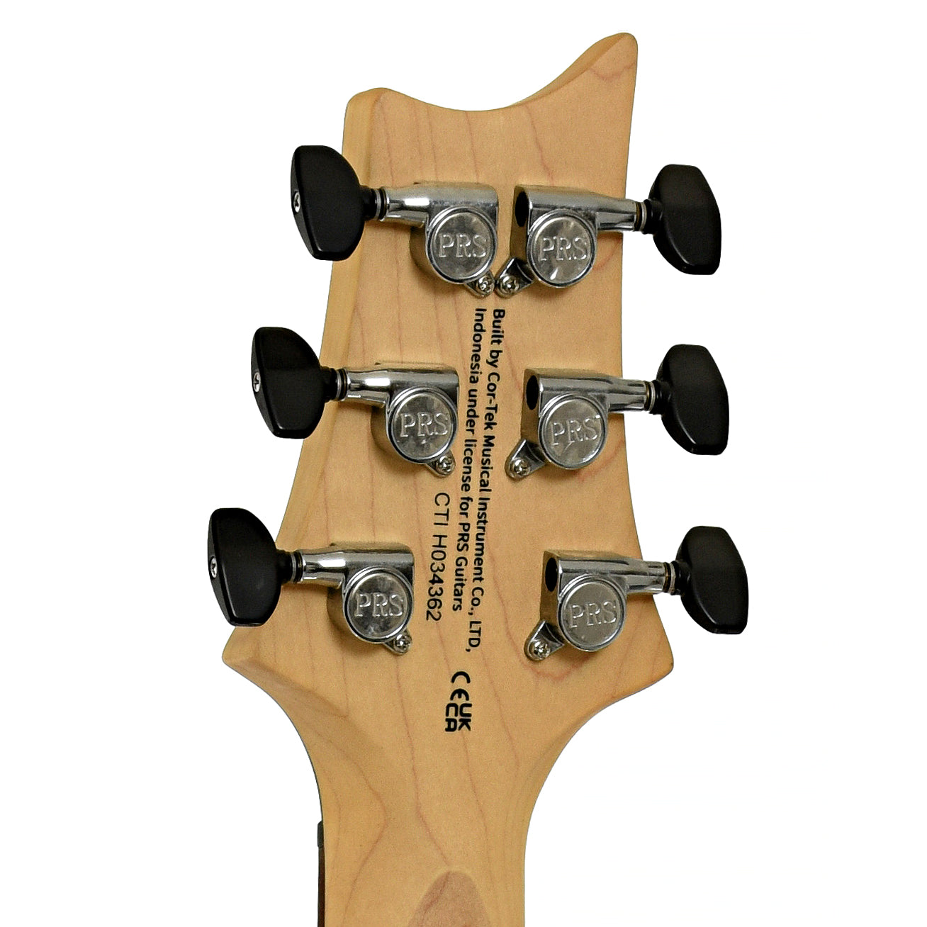 Tuners of PRS SE CE 24 Standard Satin Stoptail Ice Blue Metallic Electric Guitar