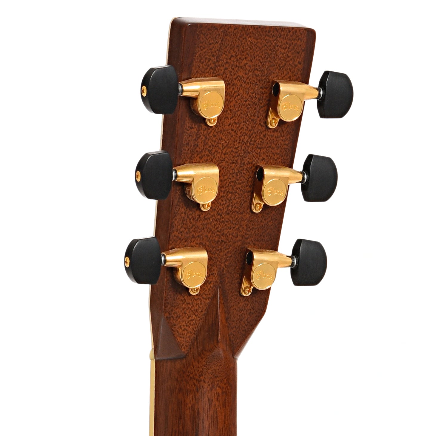 Back headstock of Martin OMC Aura Acoustic-Electric Guitar