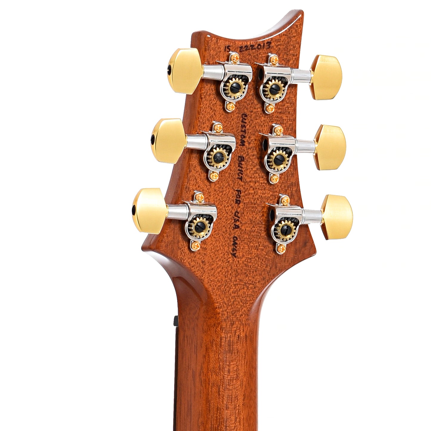 Back headstock of PRS 30th Anniversary Custom 24 Artist Electric Guitar (2015)