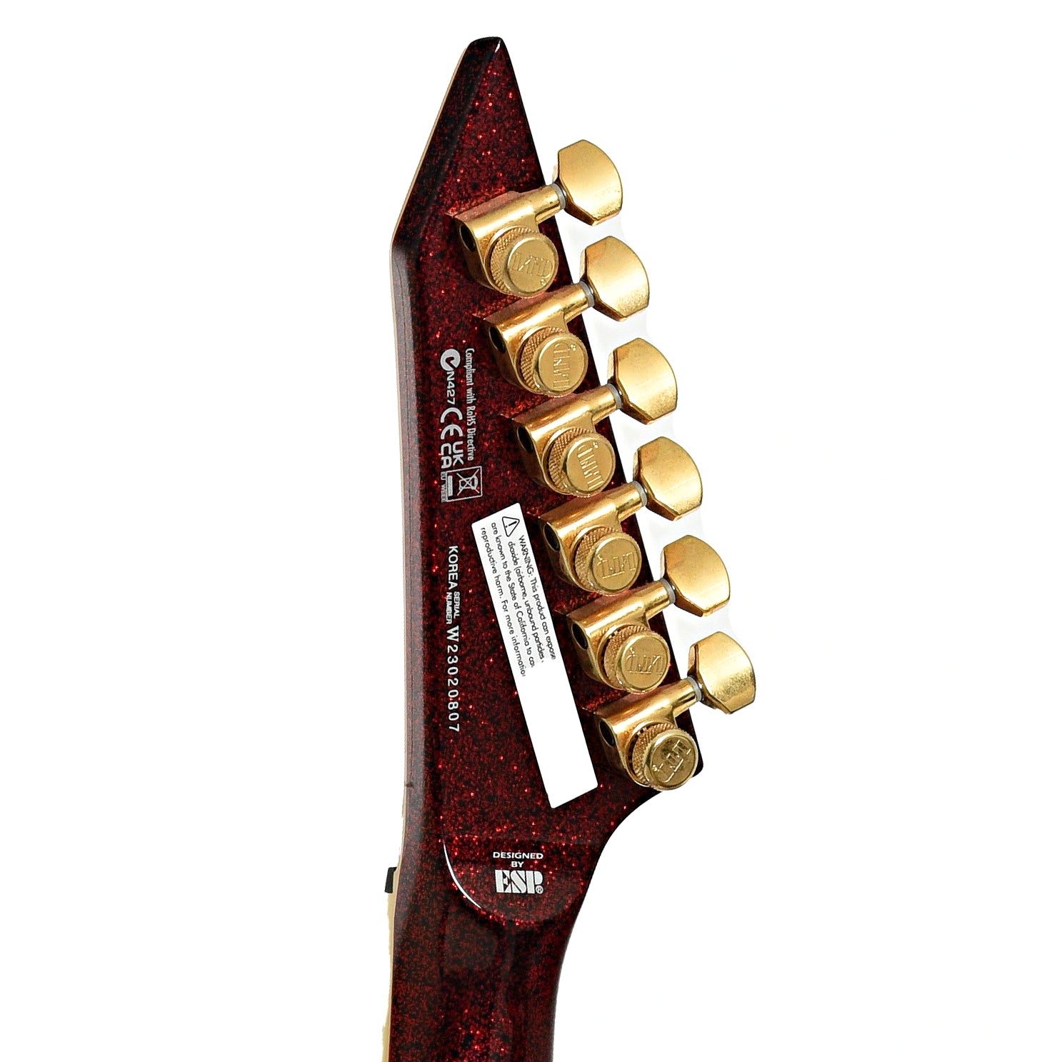 Tuners of ESP LTD KH-V Electric Guitar, Red Sparkle 