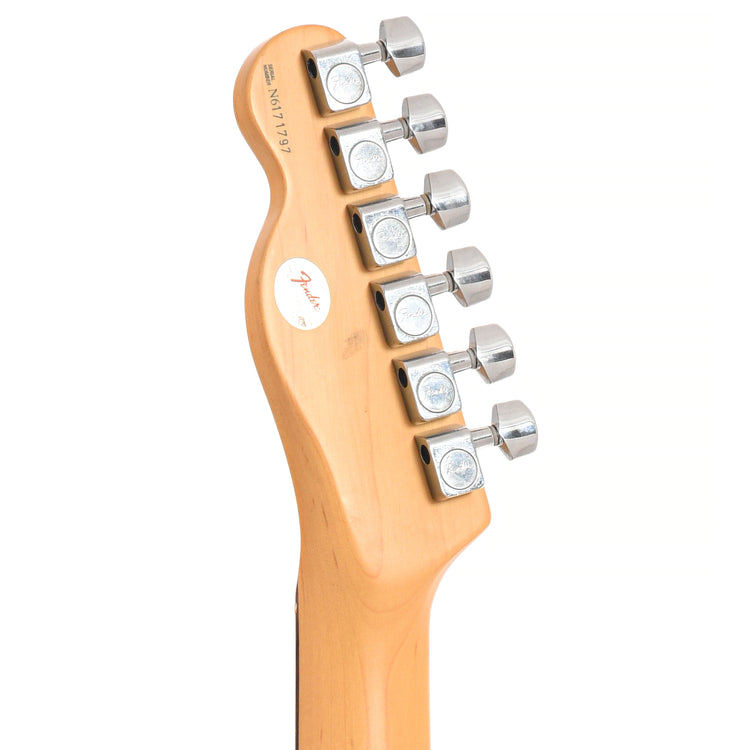 Back headstock of Fender American Standard Telecaster Electric Guitar (1996)
