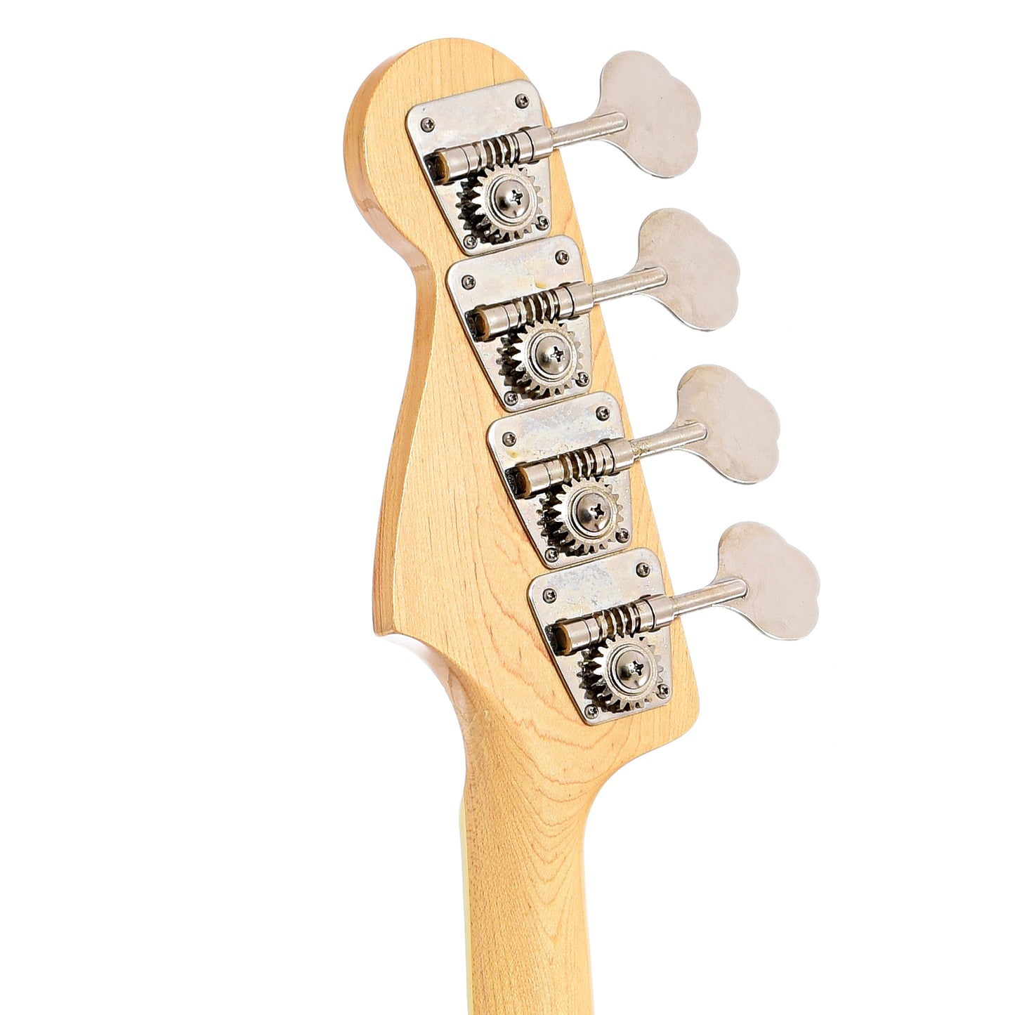 Back headstock of Fender Vintage '75 Jazz Bass Reissue Electric Bass