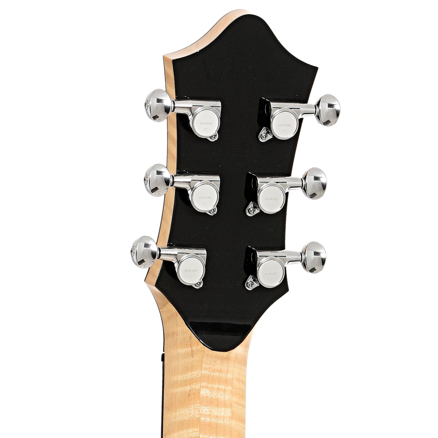 Back headstock of C. Dygard Gallup School Archtop Guitar (c.2014)