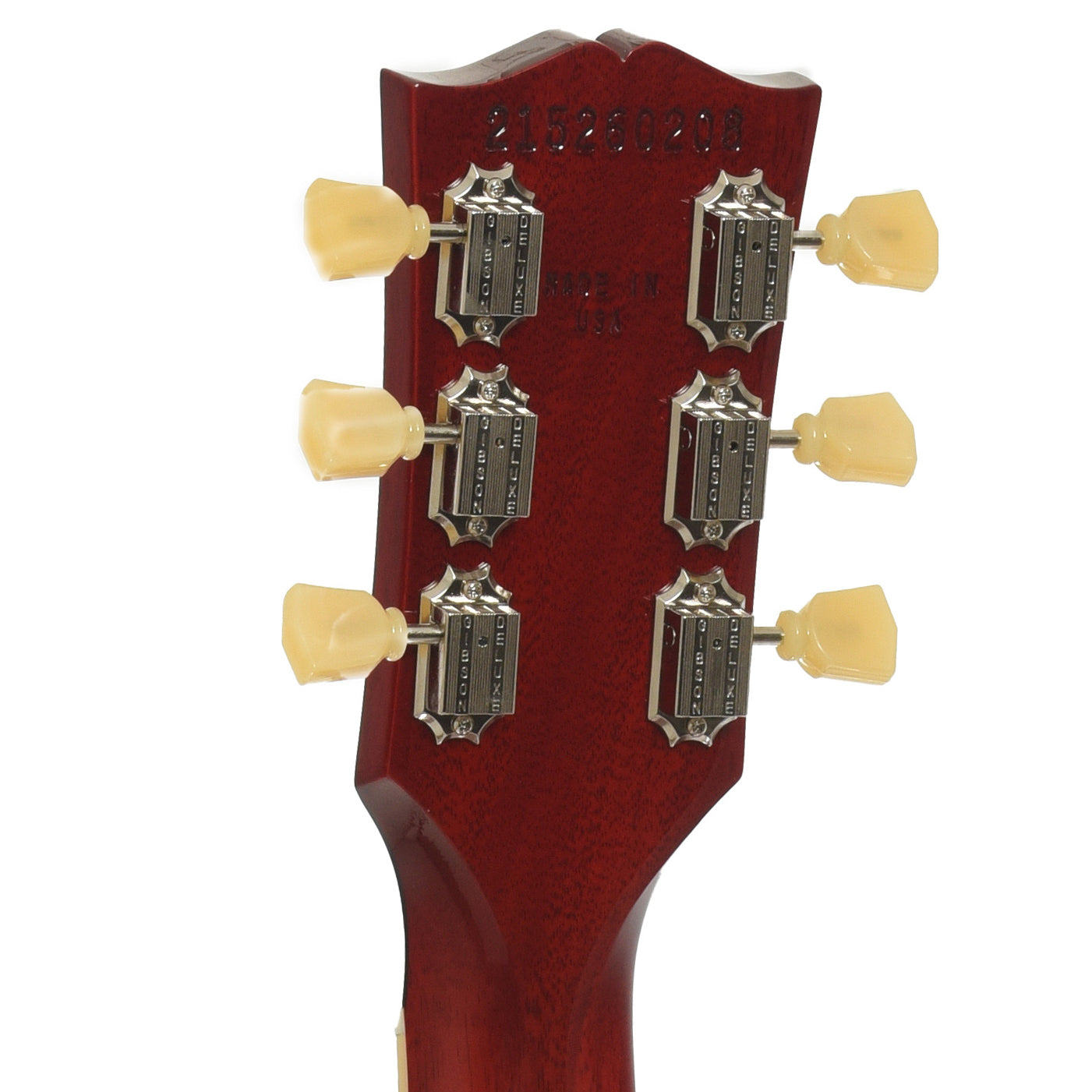 Tuners of Gibson SG Standard 61 Stop Bar Electric Guitar & Case, Heritage Cherry