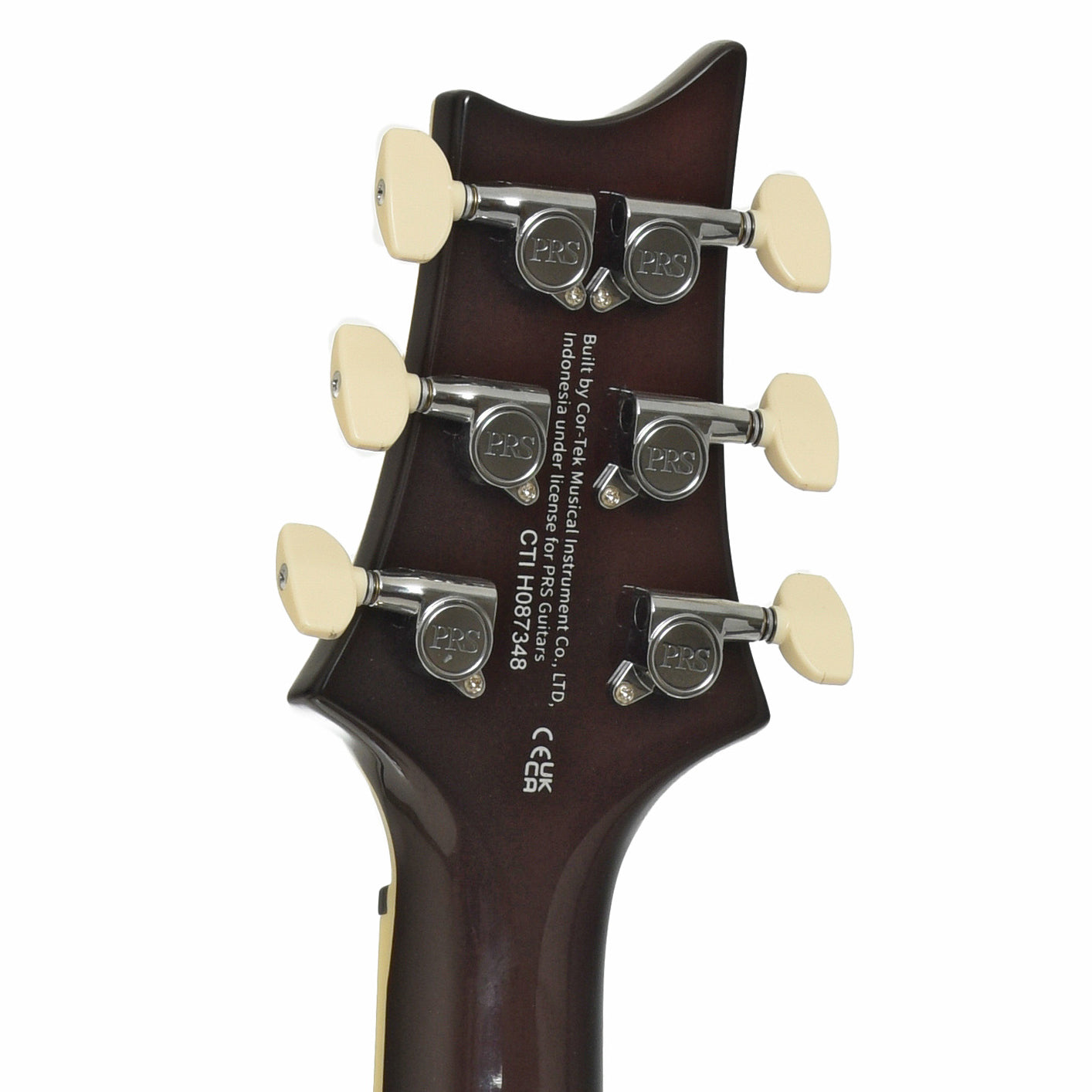 Tuners for PRS SE Hollowbody I Piezo Electric Guitar, Orange Tiger Smokeburst
